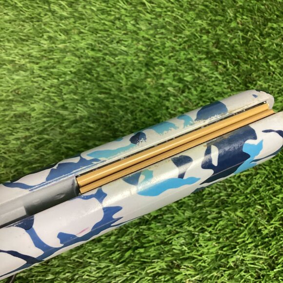 CHI Ultra Blue Camo Design Flat Iron Ceramic Hair Straightener - Picture 12 of 12